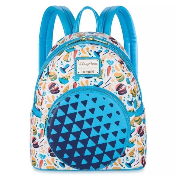 NEW EPCOT Food & Wine Festival 2023 Mini Backpack Disney Loungefly NWT AOP #5 - Picture 7 of 9